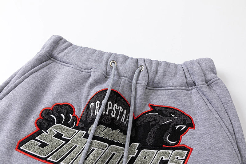 Trapstar Shooters Hoodie Tracksuit "Grey/Red"