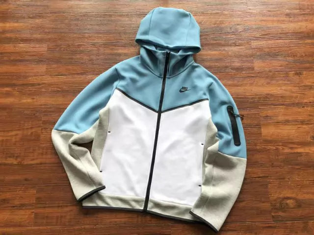 Nike Sportswear Tech Fleece "Blue Grey And White"
