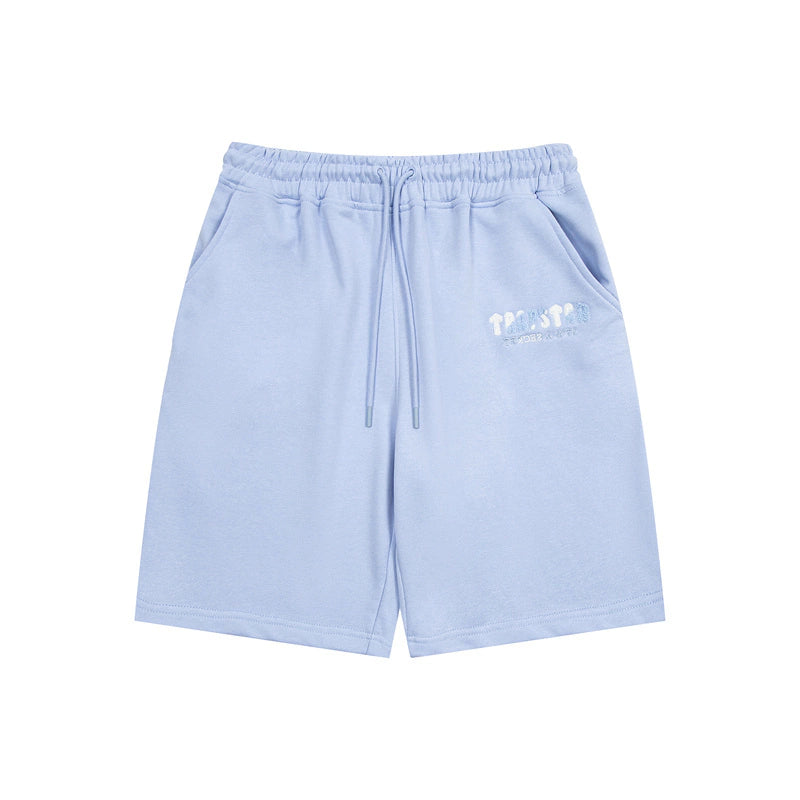 Trapstar Chenille Decoded Short Set "Light Blue"