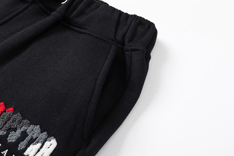 Trapstar London Hoodie Tracksuit "Black Ice Red"
