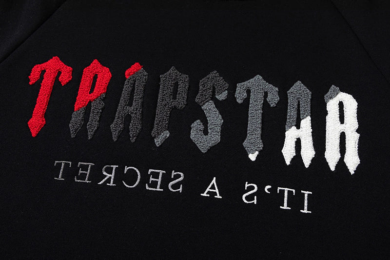 Trapstar London Hoodie Tracksuit "Black Ice Red"