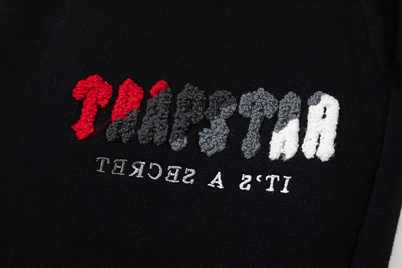 Trapstar London Hoodie Tracksuit "Black Ice Red"