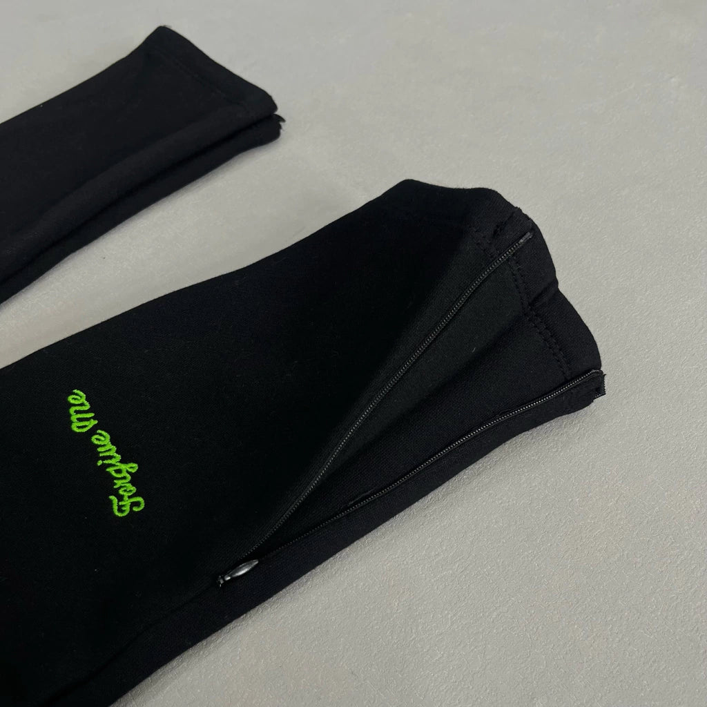 Syna World Sweatshirt Set "Black Green Slime"