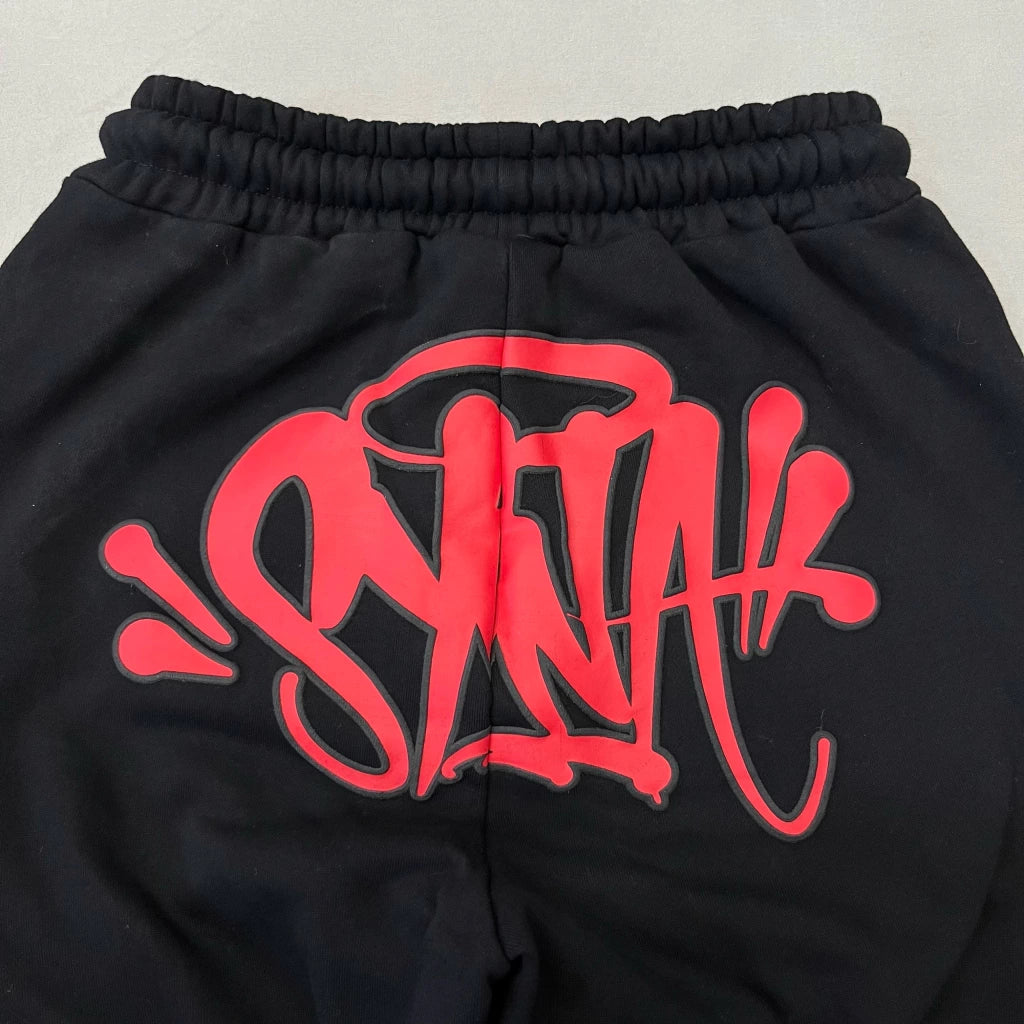 Syna World Sweatshirt Set "Black Red"