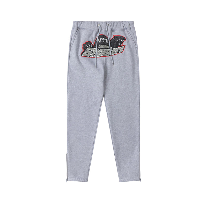 Trapstar Shooters Hoodie Tracksuit "Grey/Red"
