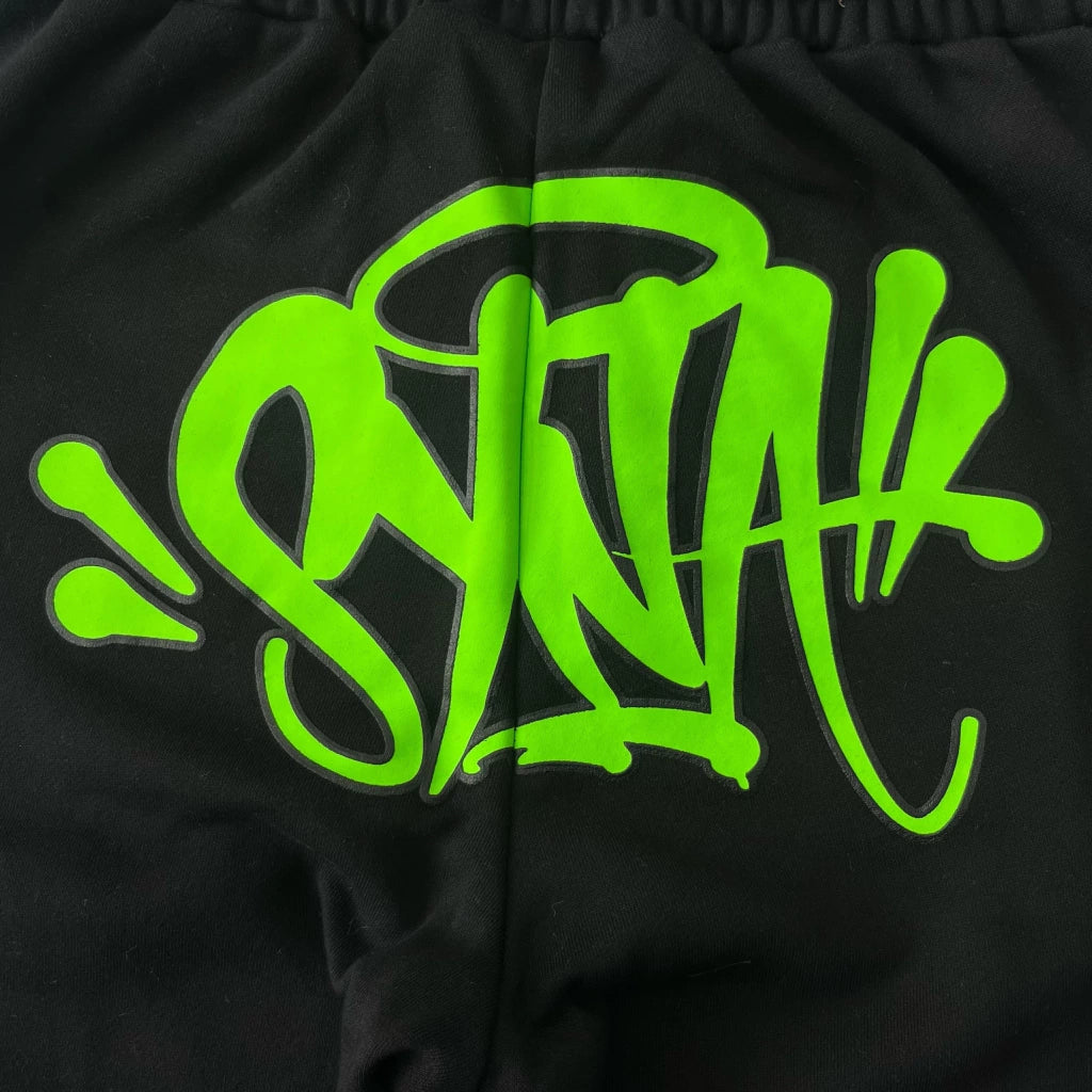 Syna World Sweatshirt Set "Black Green Slime"