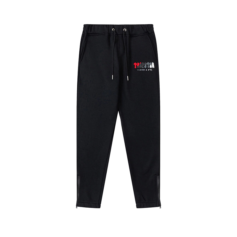 Trapstar London Hoodie Tracksuit "Black Ice Red"