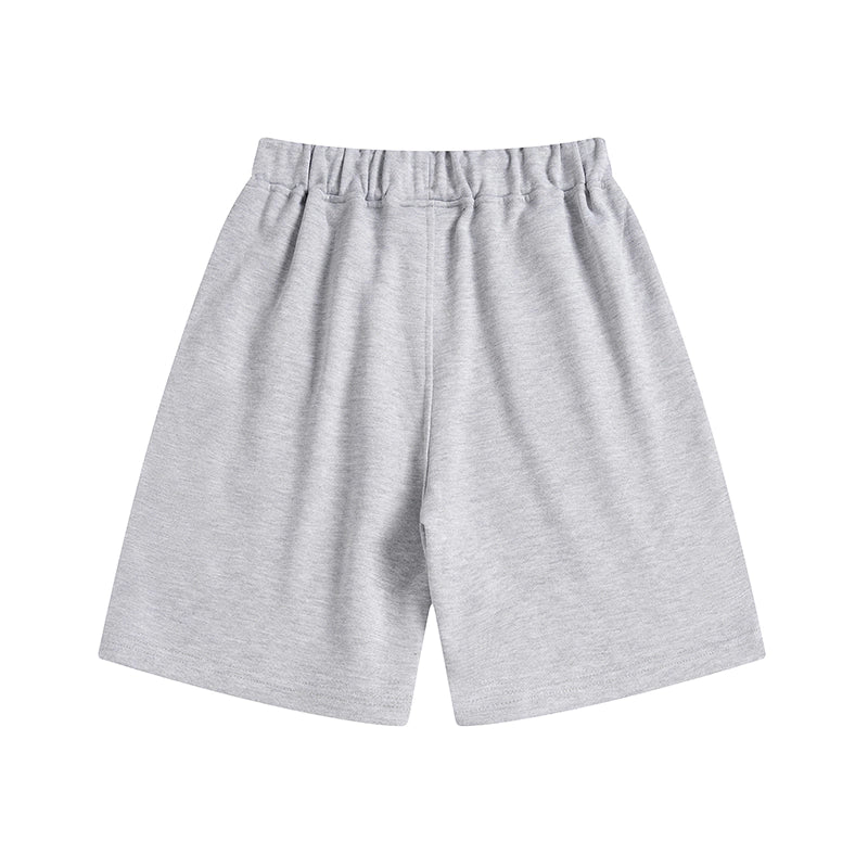 Trapstar Chenille Decoded Short Set "grey / Blue"