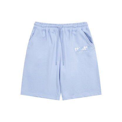 Trapstar Chenille Decoded Short Set "Light Blue"