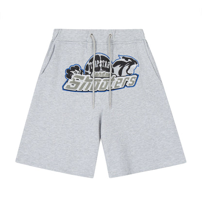 Trapstar Shooters Shorts "Grey/Blue"