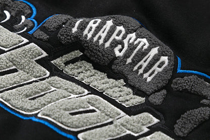 Trapstar Shooters Hoodie Tracksuit "Black/Grey/Blue"