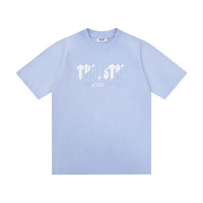 Trapstar Chenille Decoded Short Set "Light Blue"