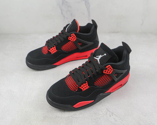 Nike Air Jordan 4 Retro "Red Thunder" + Pair of Nike socks