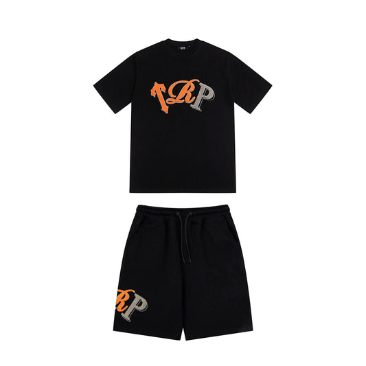 Trapstar Chenille Decoded Short Set "TRP"