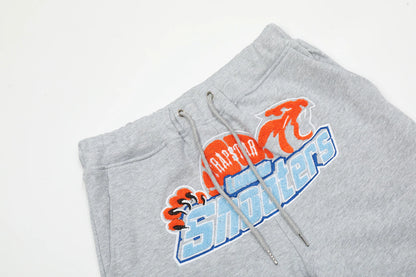 Trapstar Shooters Shorts "Grey/Blue/Orange"