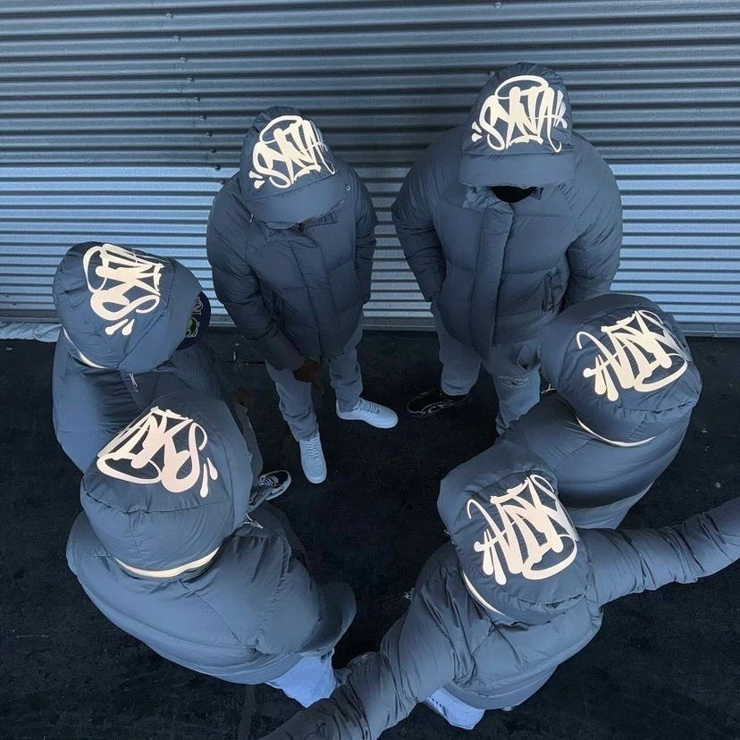 Syna World "Grey Reflective" Puffer Jacket