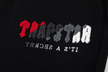 Trapstar London Hoodie Tracksuit "Black Ice Red"