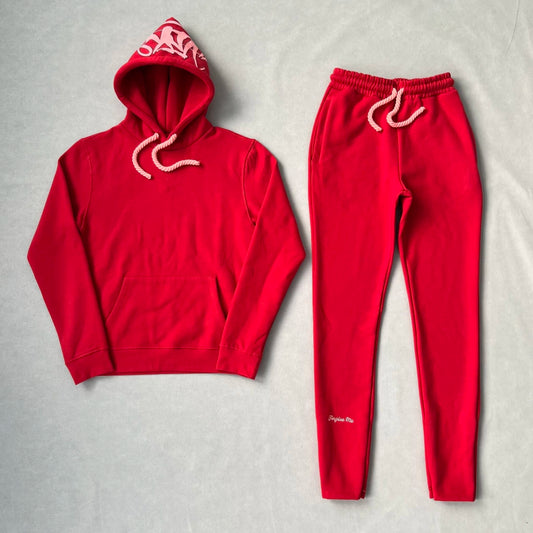 Syna World Sweatshirt Set "Red Pink"