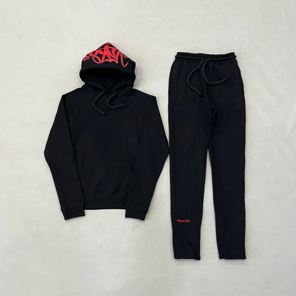 Syna World Sweatshirt Set "Black Red"