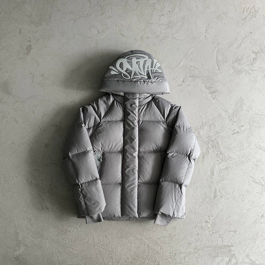 Syna World "Grey Reflective" Puffer Jacket