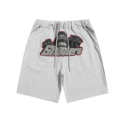 Trapstar Shorts Shooters "Grey/Red"