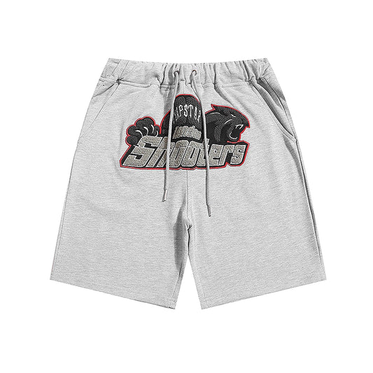 Trapstar Shorts Shooters "Grey/Red"